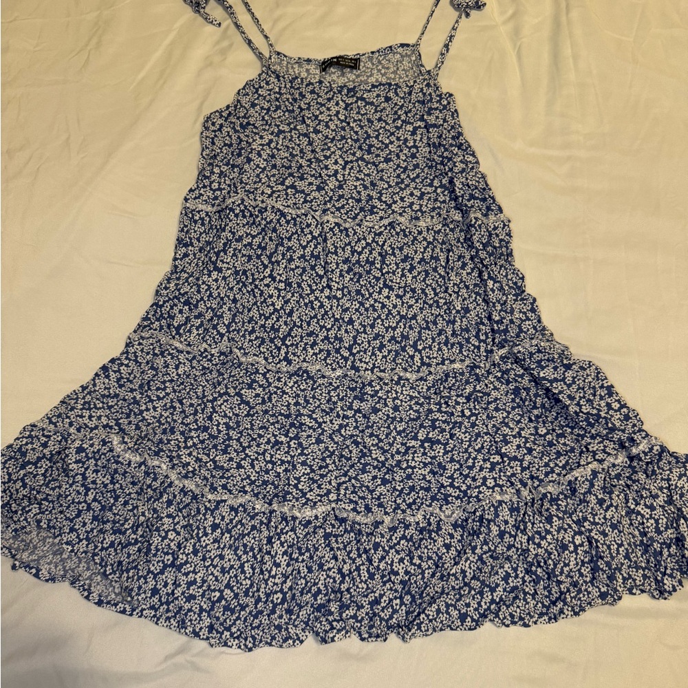 Floral Blue Dress